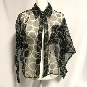 Sacred Geometry Shear Button Down Shirt